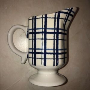 Vintage Plaid Pitcher